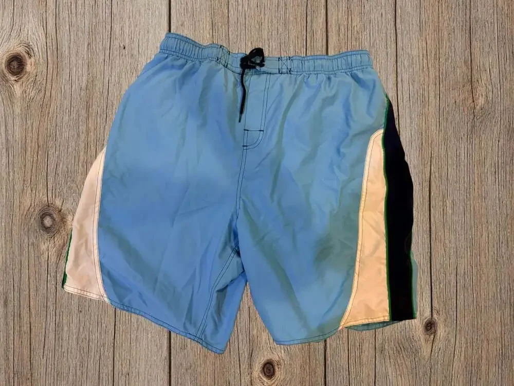 Mens OP Board/Swim Shorts Blue Green Red Black White with Inner Netting